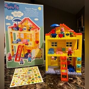 Peppa Pig 107 PC House Building Blocks Construction Set